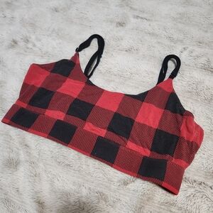 ❤️ 2X Shinesty Plaid Bralette